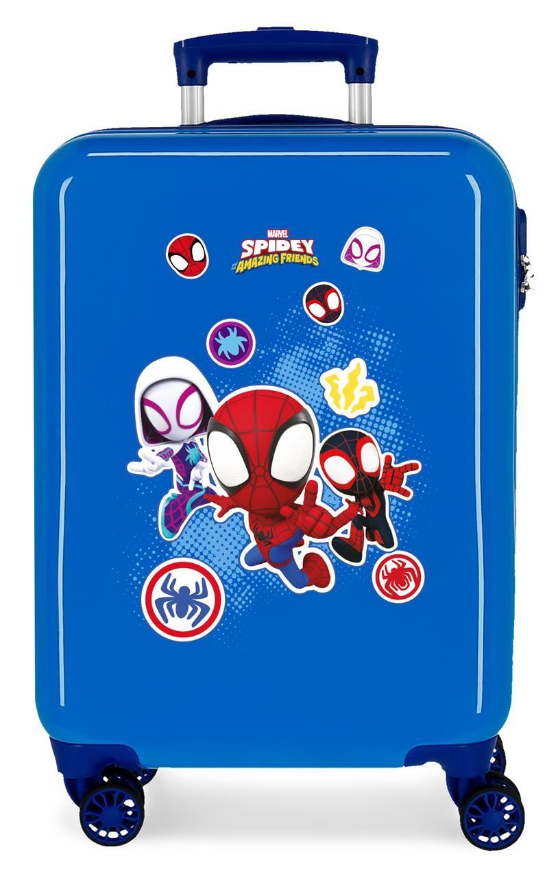 2821721 TROLLEY ABS 55CM.4R. SPIDEY GO WEBS GO AZUL