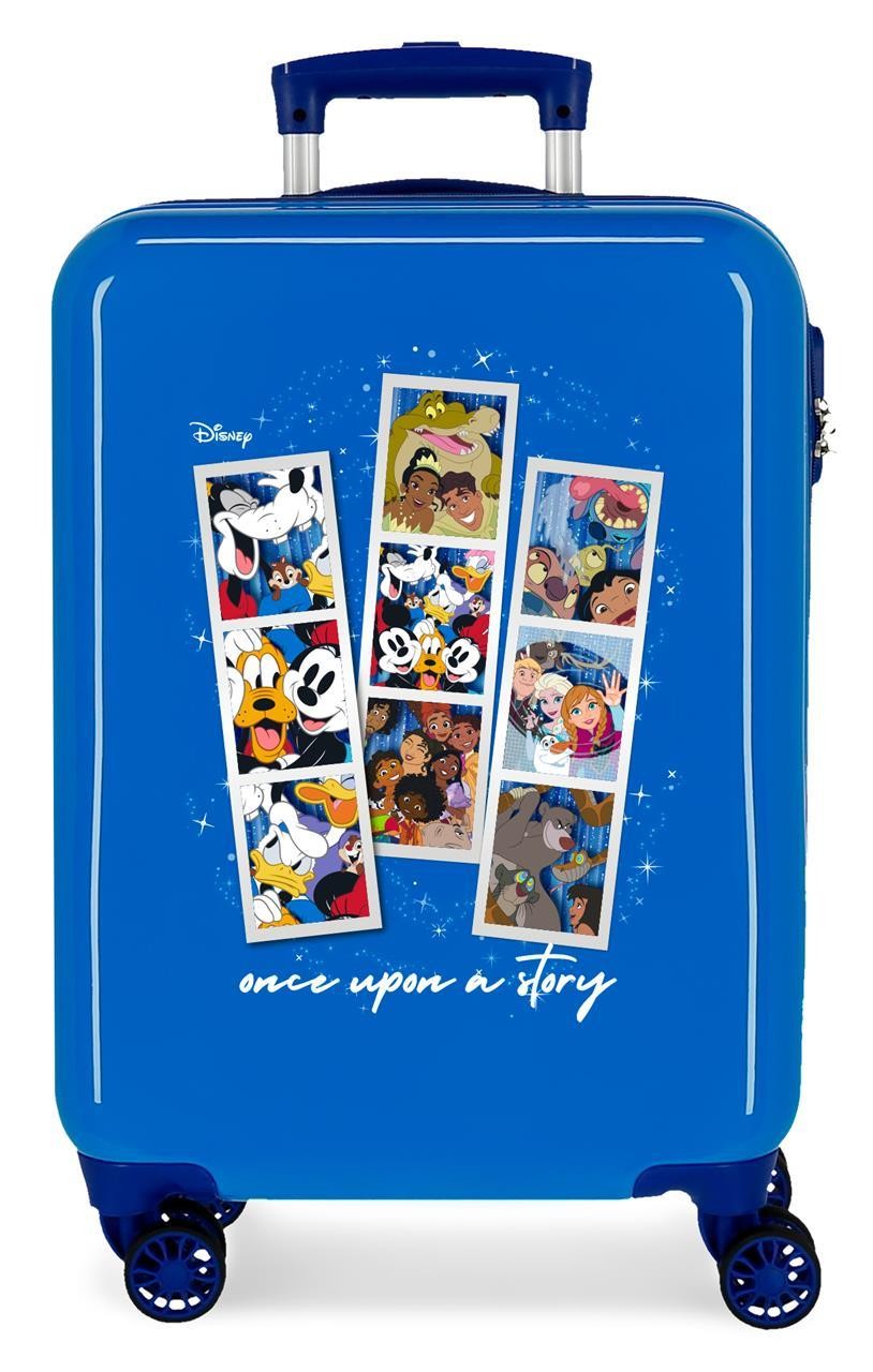 2881721 TROLLEY ABS 55CM.4R. DISNEY 100 ONCE UPON A STORY AZU