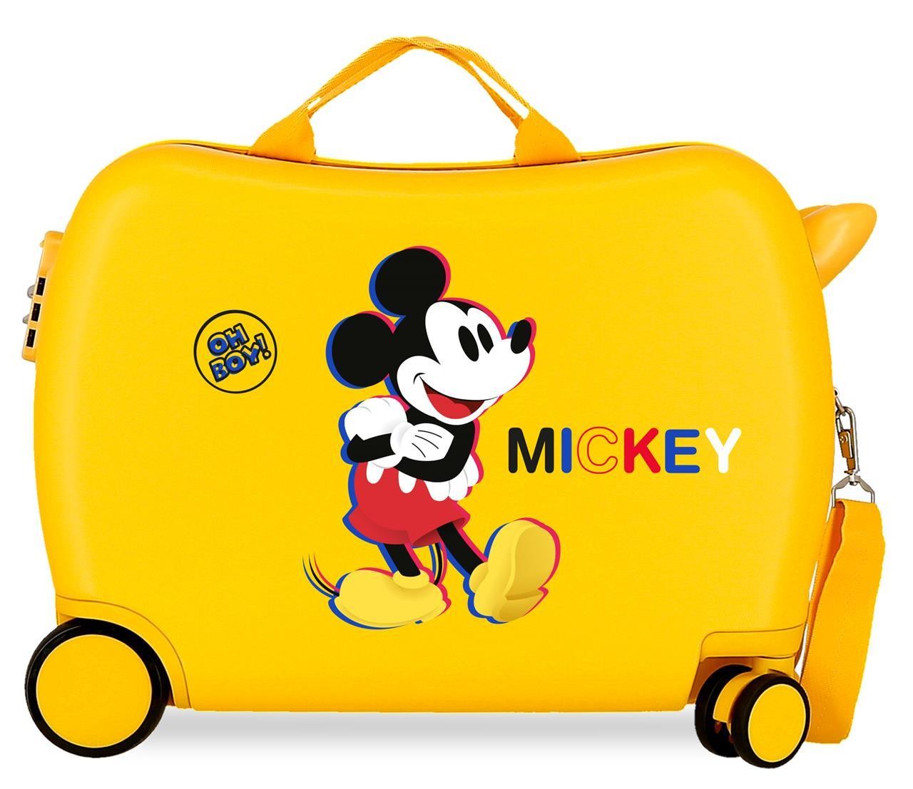 2929822 MALETA INF.ABS 4R. (2 MULTI) MICKEY 3D OCRE