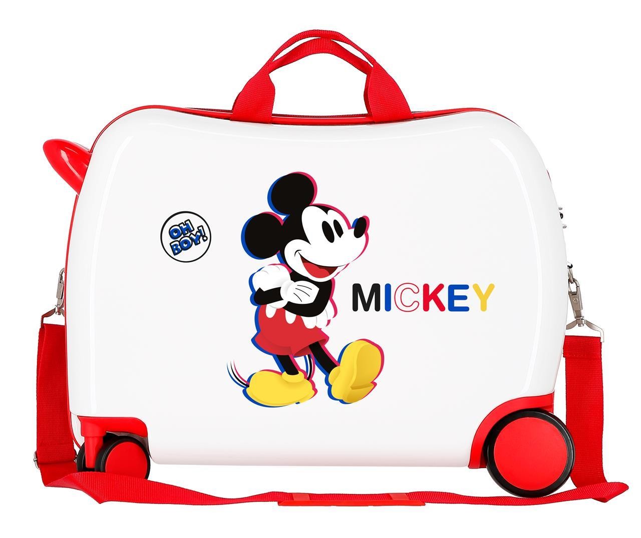 2929823 MALETA INF.ABS 4R. (2 MULTI) MICKEY 3D BLANCO