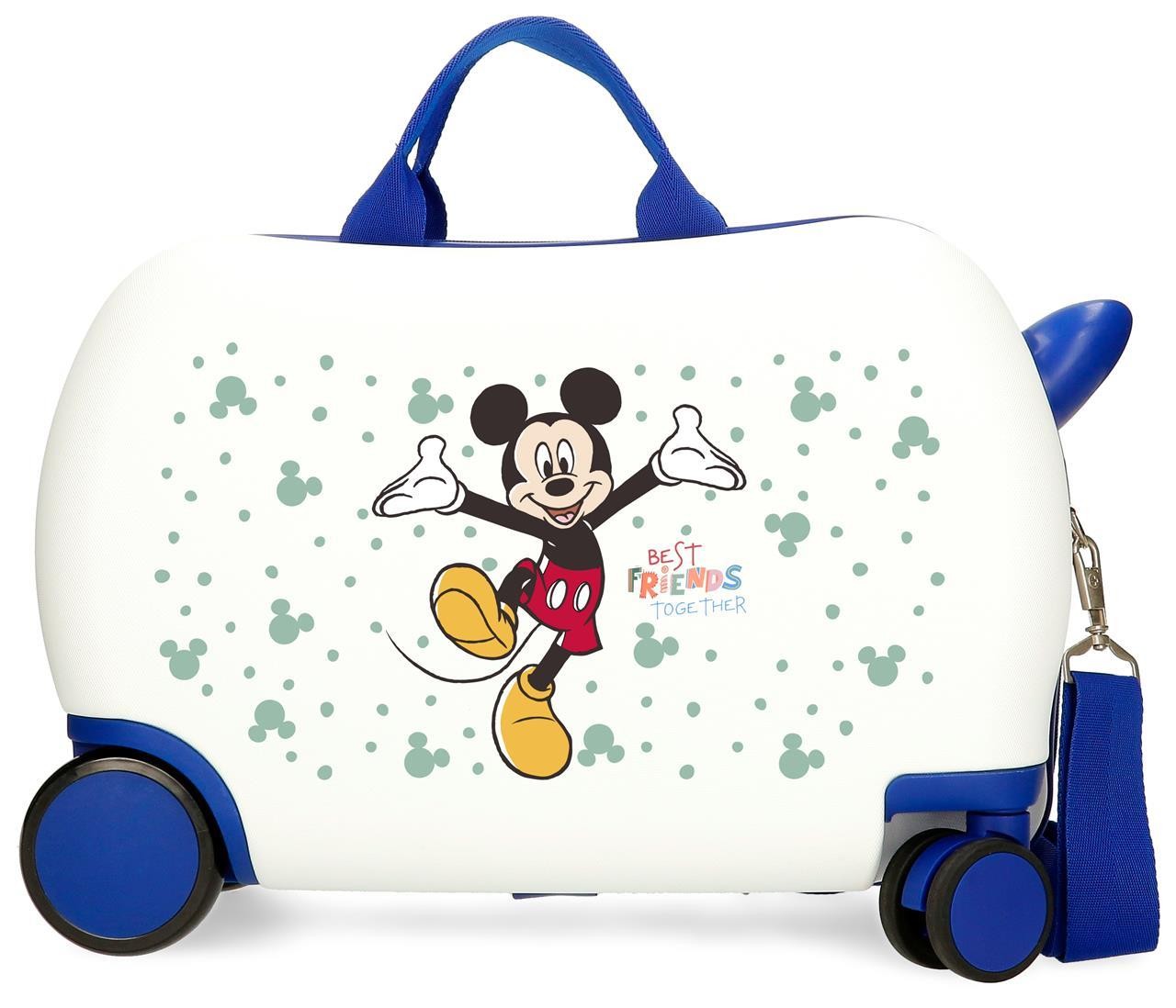 2971022 MALETA INF.ABS 4R.(2 MULTI.) 45CM. MICKEY BEST FRIEN