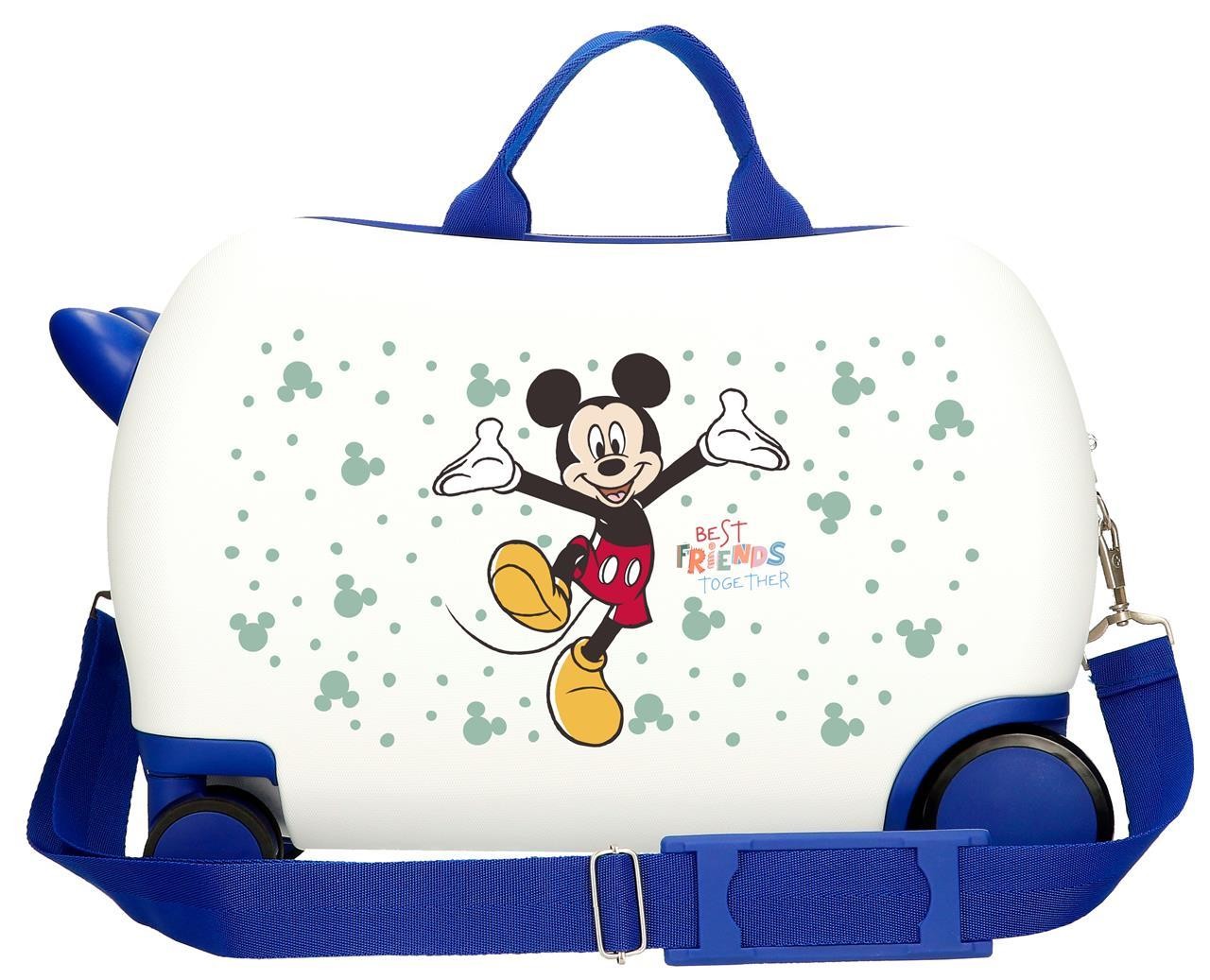 2971022 MALETA INF.ABS 4R.(2 MULTI.) 45CM. MICKEY BEST FRIEN