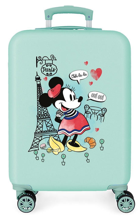 315172B TROLLEY ABS 55CM.4R. MINNIE AROUND THE WORLD PARIS T