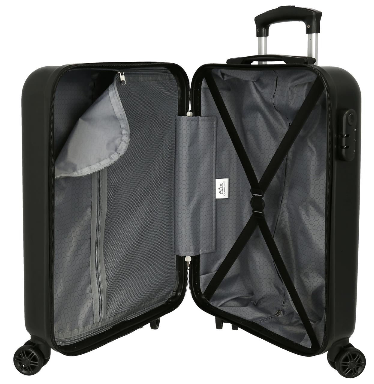 3471122 TROLLEY ABS 55CM.4R. MICKEY OUTLINE NEGRO