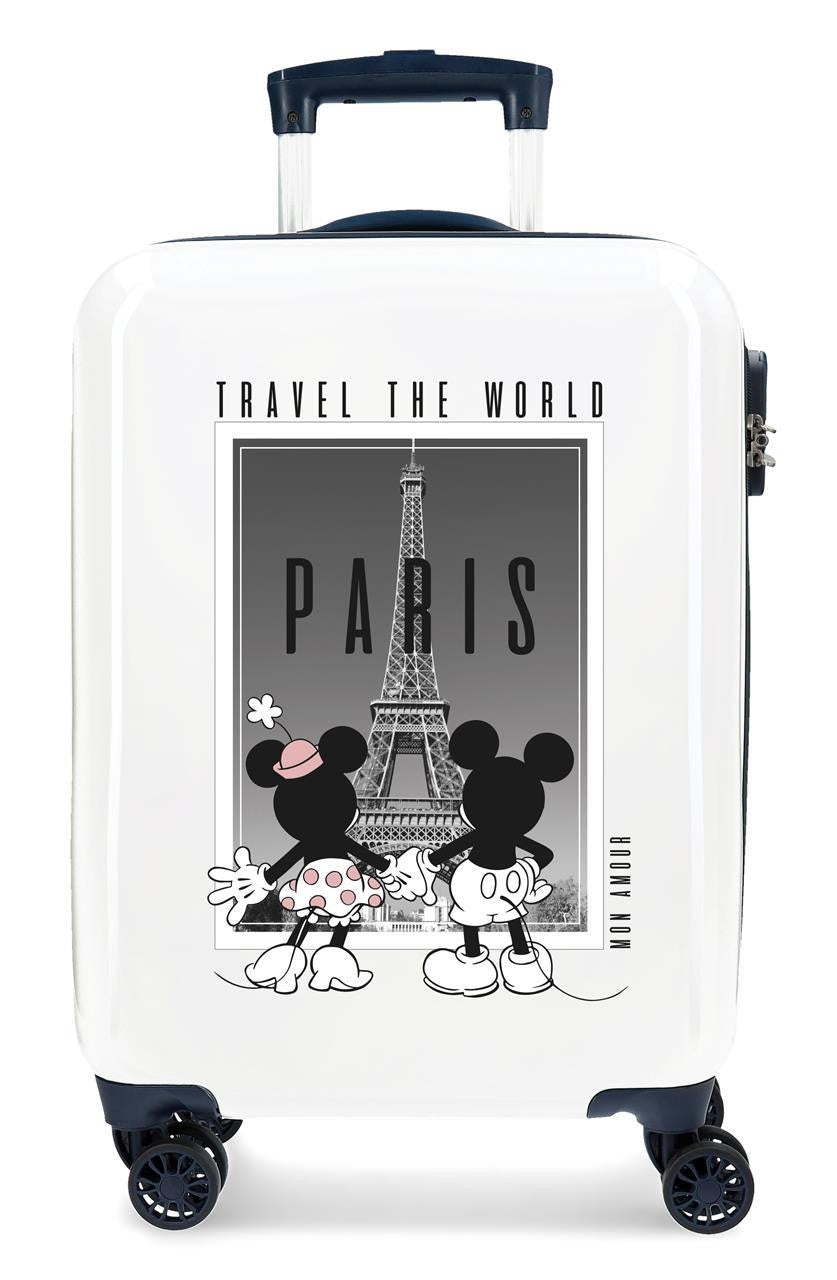 3671724 TROLLEY ABS 55CM.4R MINNIE Y MICKEY PARIS BLANCO