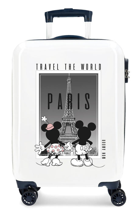 3671724 TROLLEY ABS 55CM.4R MINNIE Y MICKEY PARIS BLANCO