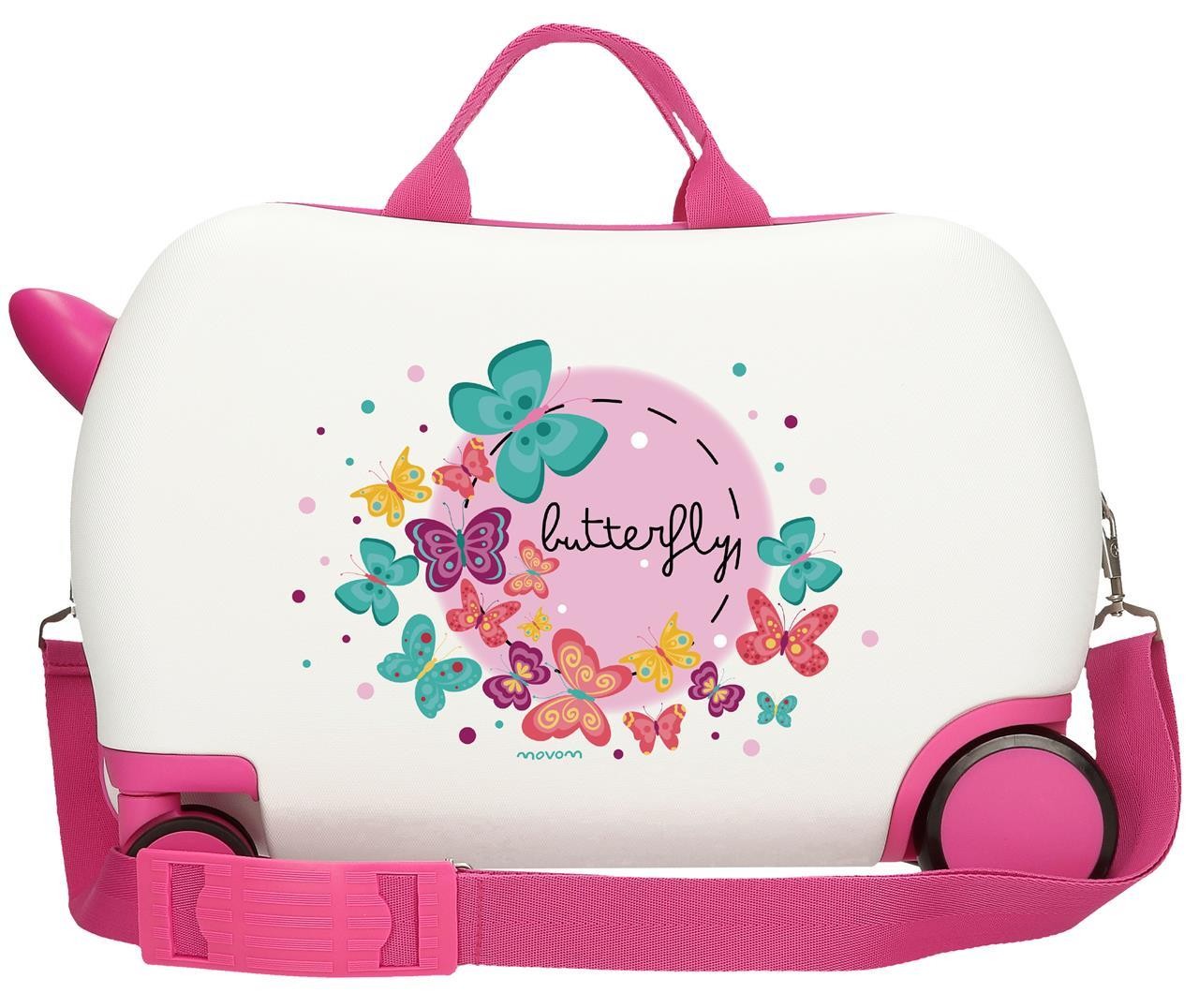 3721061 MALETA INF.ABS 4R.(2 MULTI.) 45CM.MOVOM BUTTERFLY