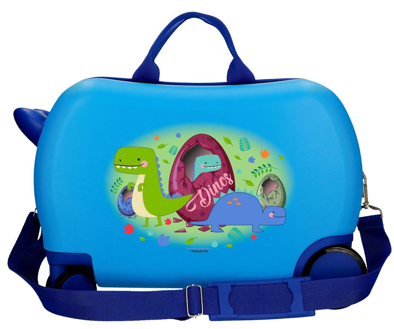 3721067 MALETA INF.ABS 4R.(2 MULTI.) 45CM.MOVOM DINOS