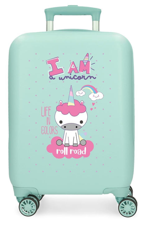 4071344 TROLLEY ABS 50CM.4R.ROLL ROAD I AM UNICORN TURQUESA