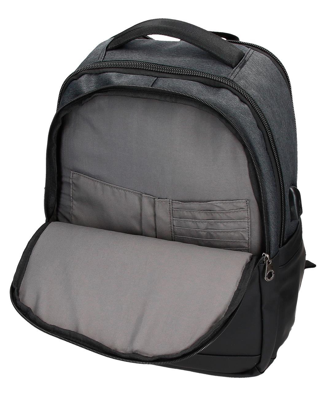 7122831 MOCHILA ADAP.PORTAORD&TABLET 3C.PJL JARVIS NEGRO