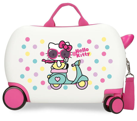 4231022 MALETA INF.ABS 4R.(2 MULTI.) 45CM. HELLO KITTY GIR