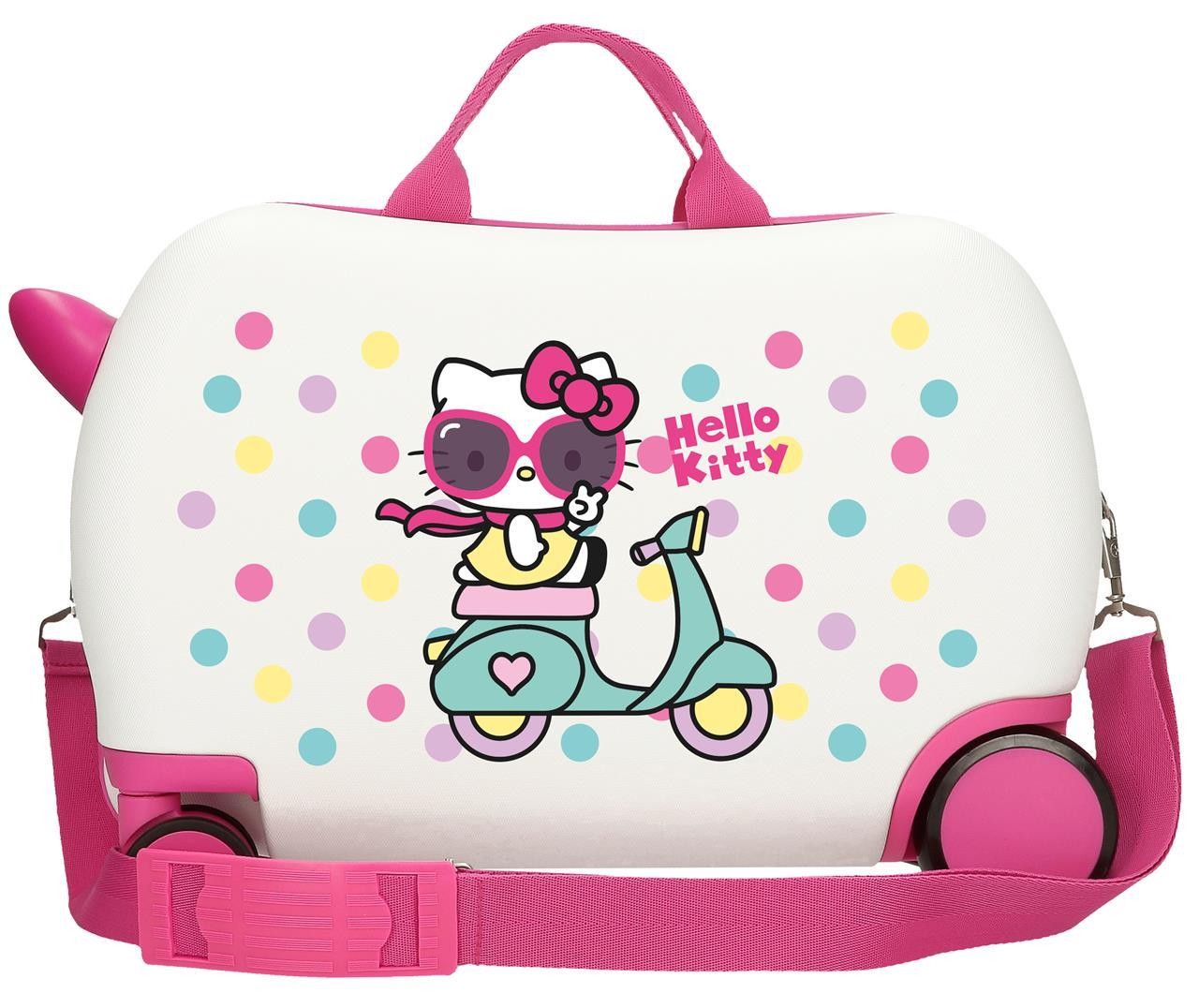 4231022 MALETA INF.ABS 4R.(2 MULTI.) 45CM. HELLO KITTY GIR