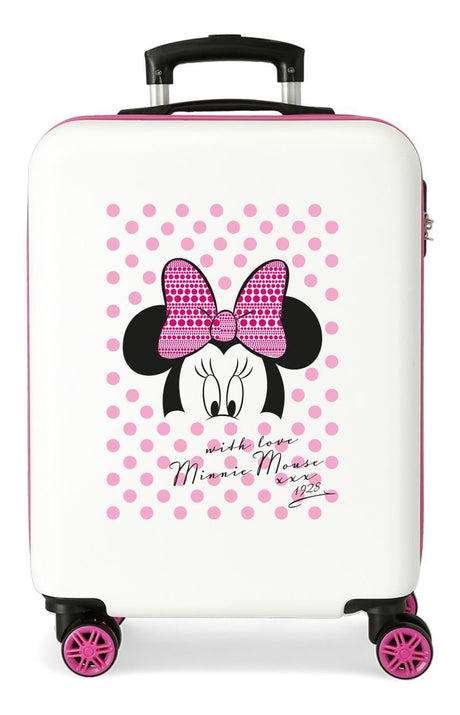 4251734 TROLLEY ABS 55CM.4R.MICKEY & MINNIE LUGGAGE SIGN OF