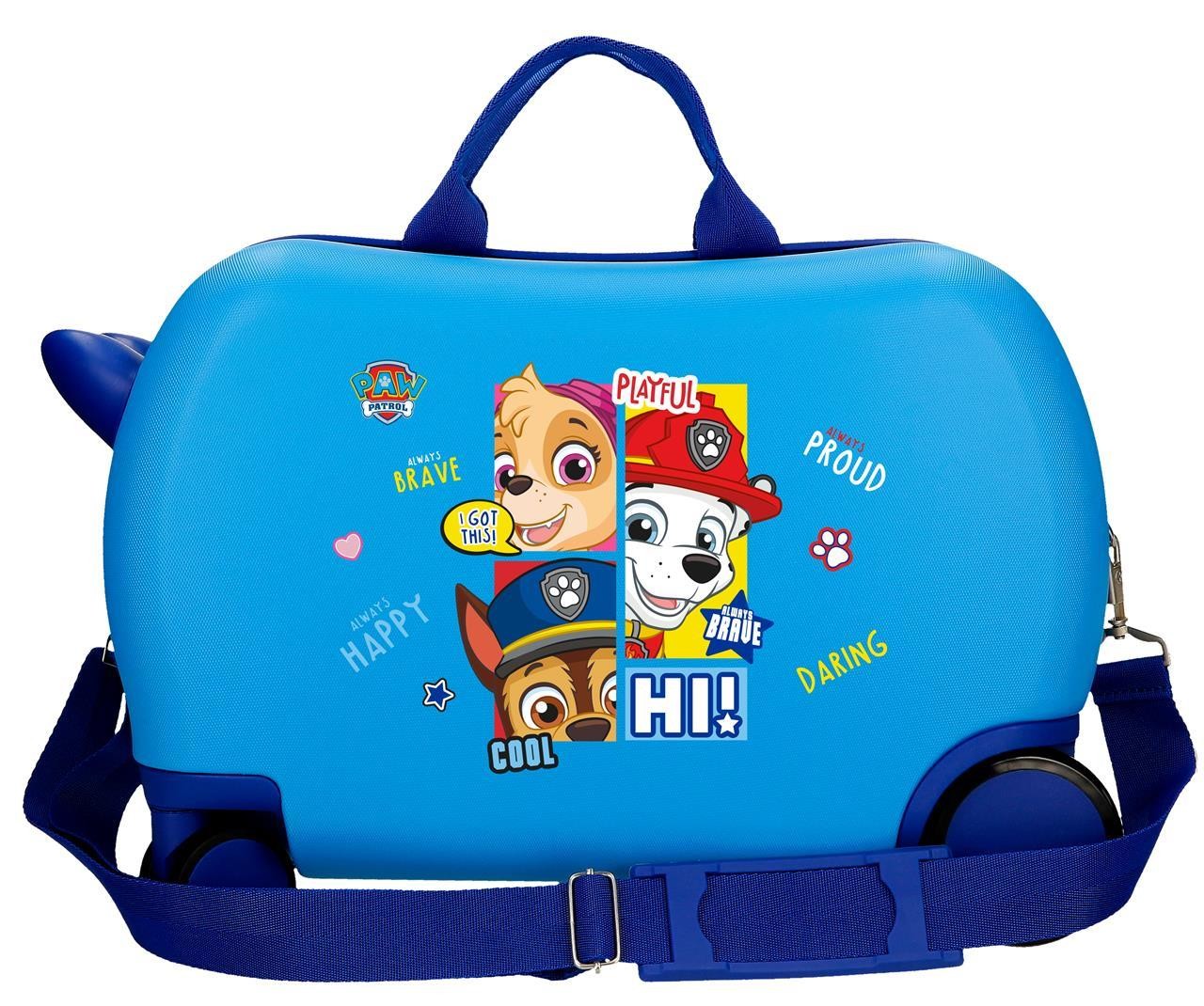 4311022 MALETA INF.ABS 4R.(2 MULTI.) 45CM. PAW PATROL BE HAP