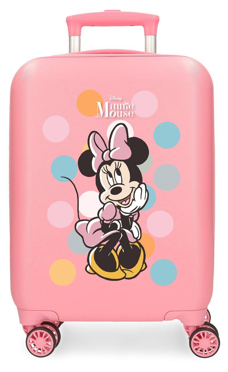 4311341 TROLLEY ABS 50 CM.4R MINNIE COQUETTE ROSA