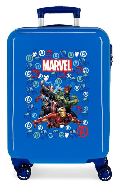 4431722 TROLLEY ABS 55CM. AVENGERS TEAM AZUL