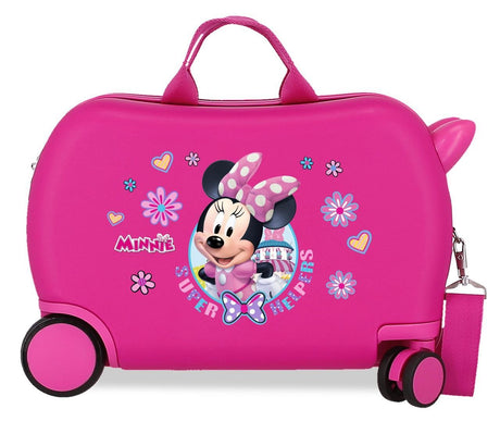 4571062 MALETA INF.ABS 4R.(2 MULTI.) 45CM.MINNIE SUPER HELPE