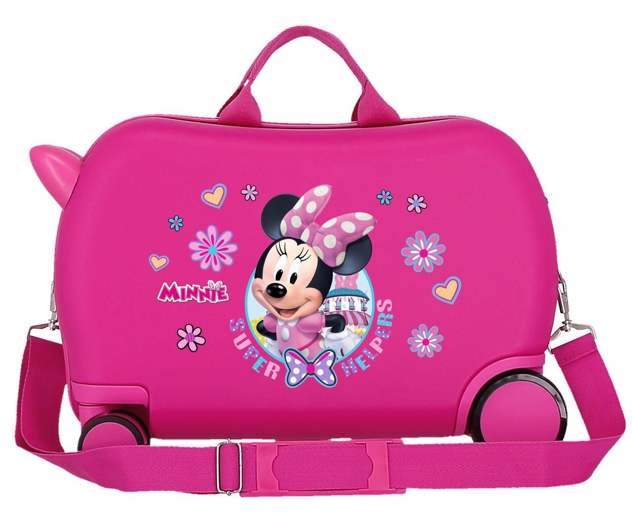 4571062 MALETA INF.ABS 4R.(2 MULTI.) 45CM.MINNIE SUPER HELPE