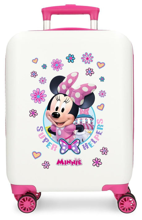 4571363 TROLLEY ABS 50CM.4R.MINNIE SUPER HELPERS BLANCO