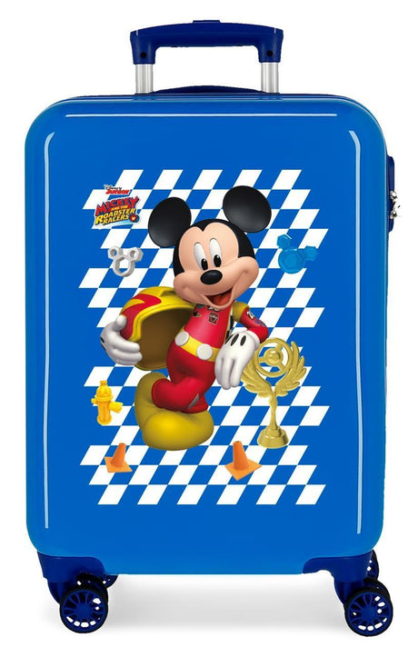 4641465 TROLLEY ABS 55CM.4R.GOOD MOOD MICKEY AZUL