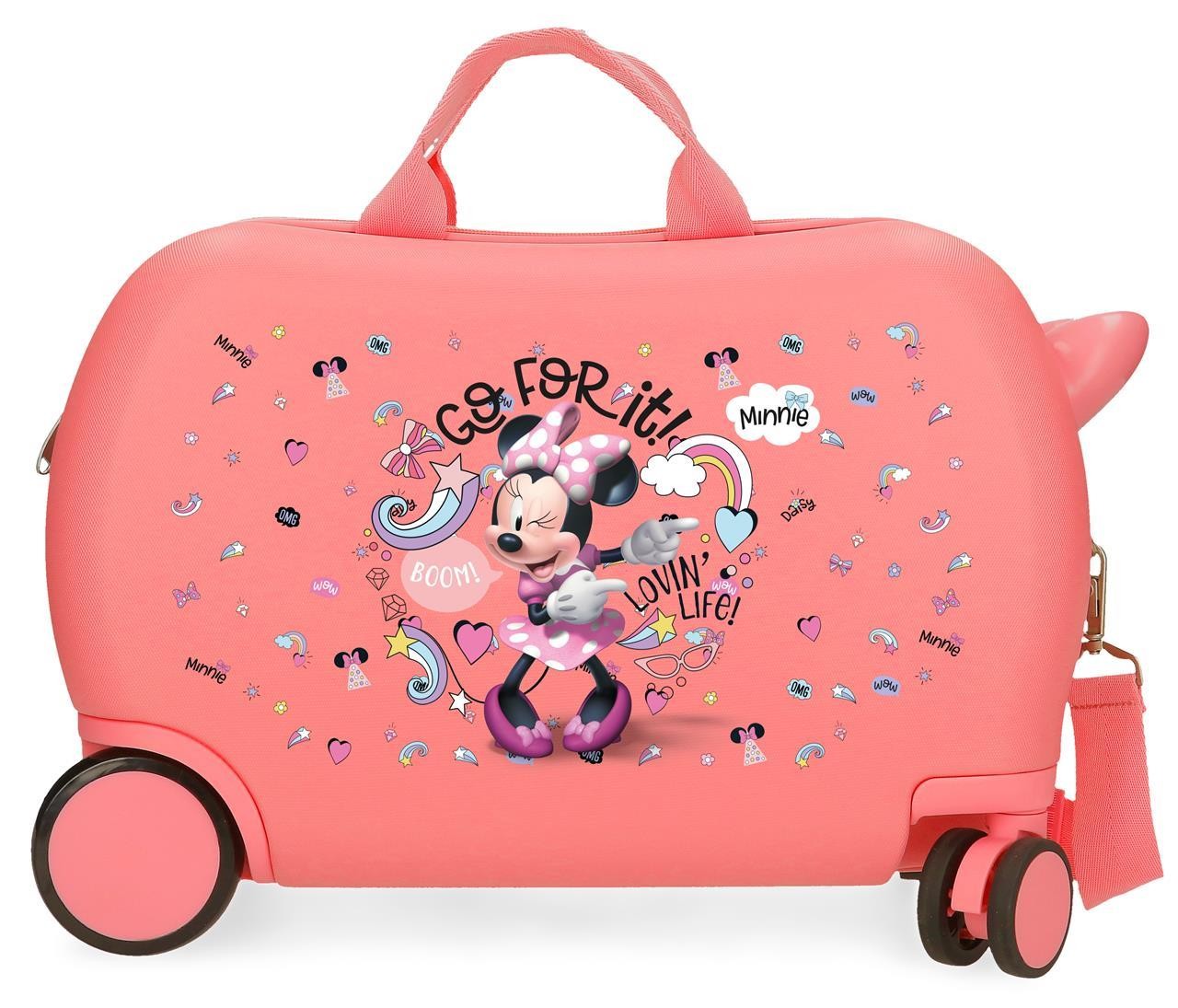 4721021 MALETA INF.ABS 4R.(2 MULTI.) 45CM. MINNIE LOVING LIF