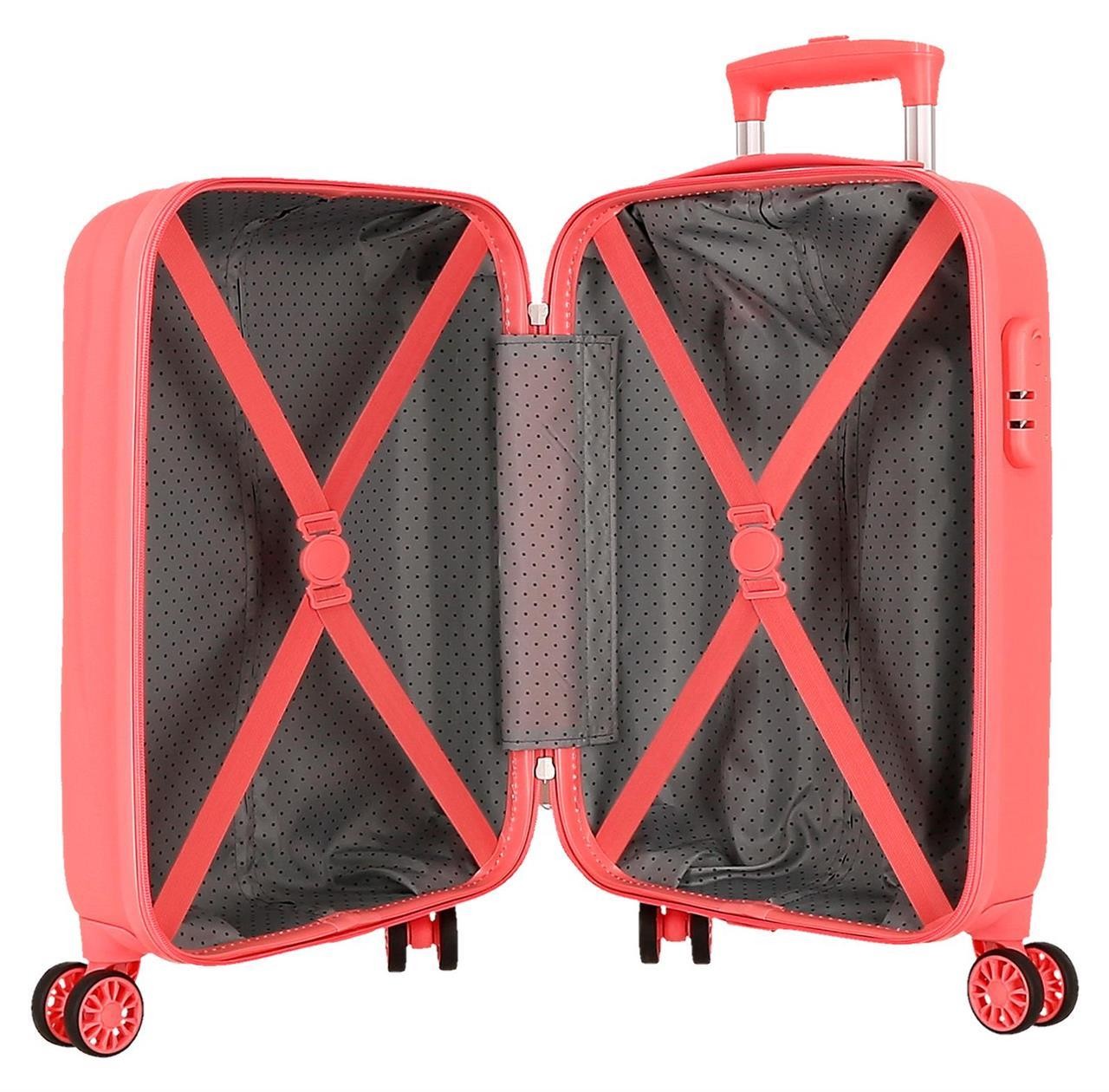 4721321 TROLLEY ABS 50CM.4R. MINNIE LOVING LIFE CORAL