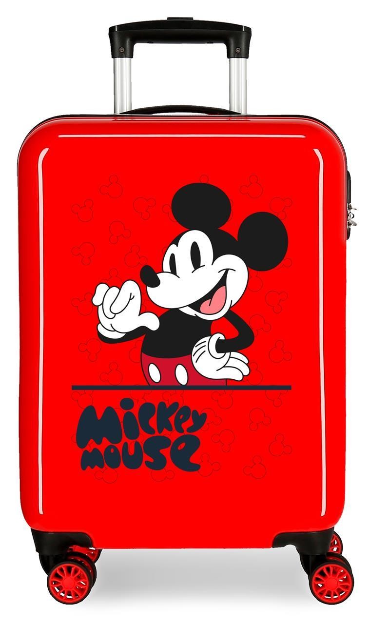 4731721 TROLLEY ABS 55CM.4R MICKEY MOUSE FASHION ROJO