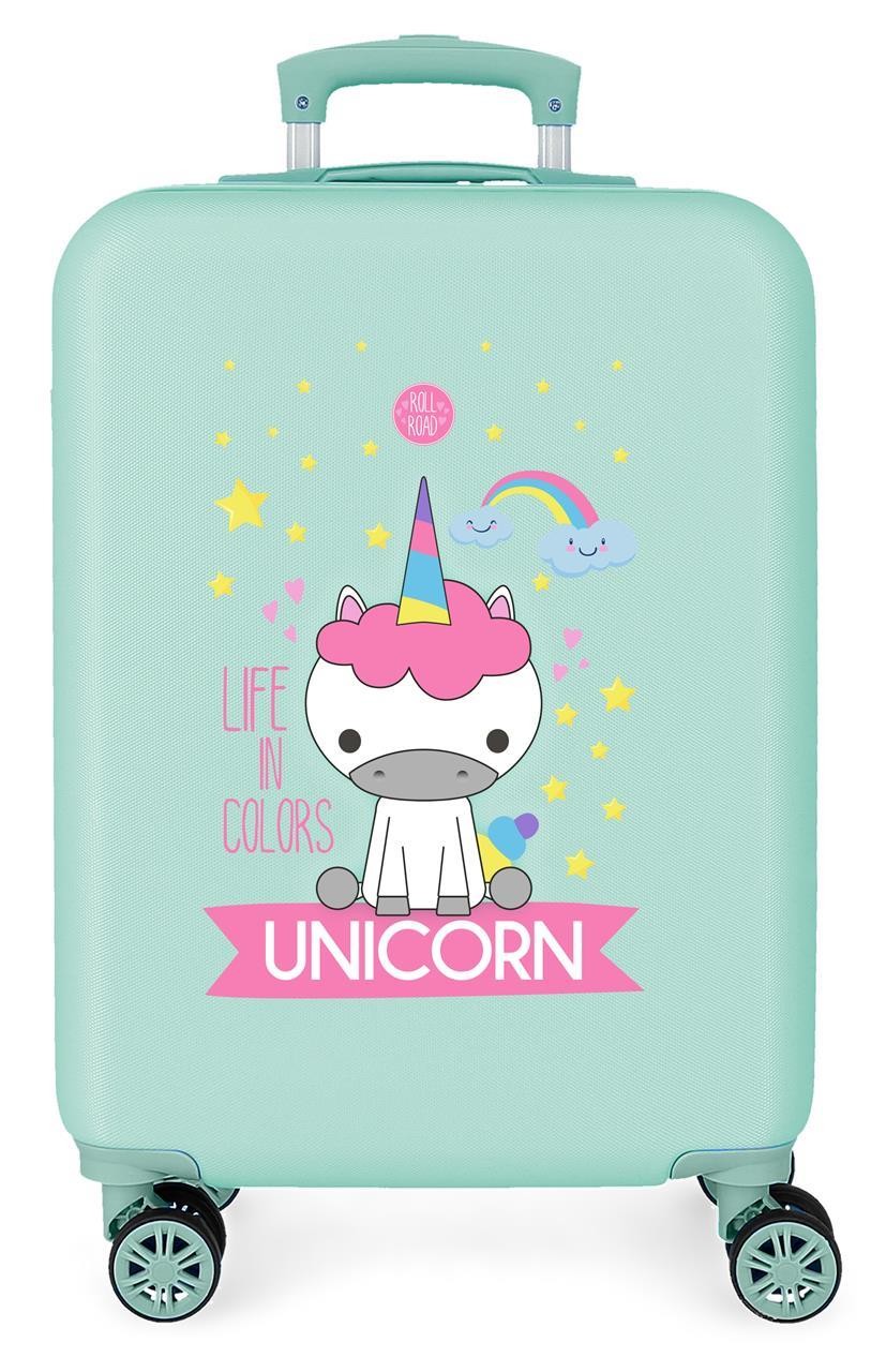 4741768 TROLLEY ABS 55CM.4R LITTLE ME UNICORN