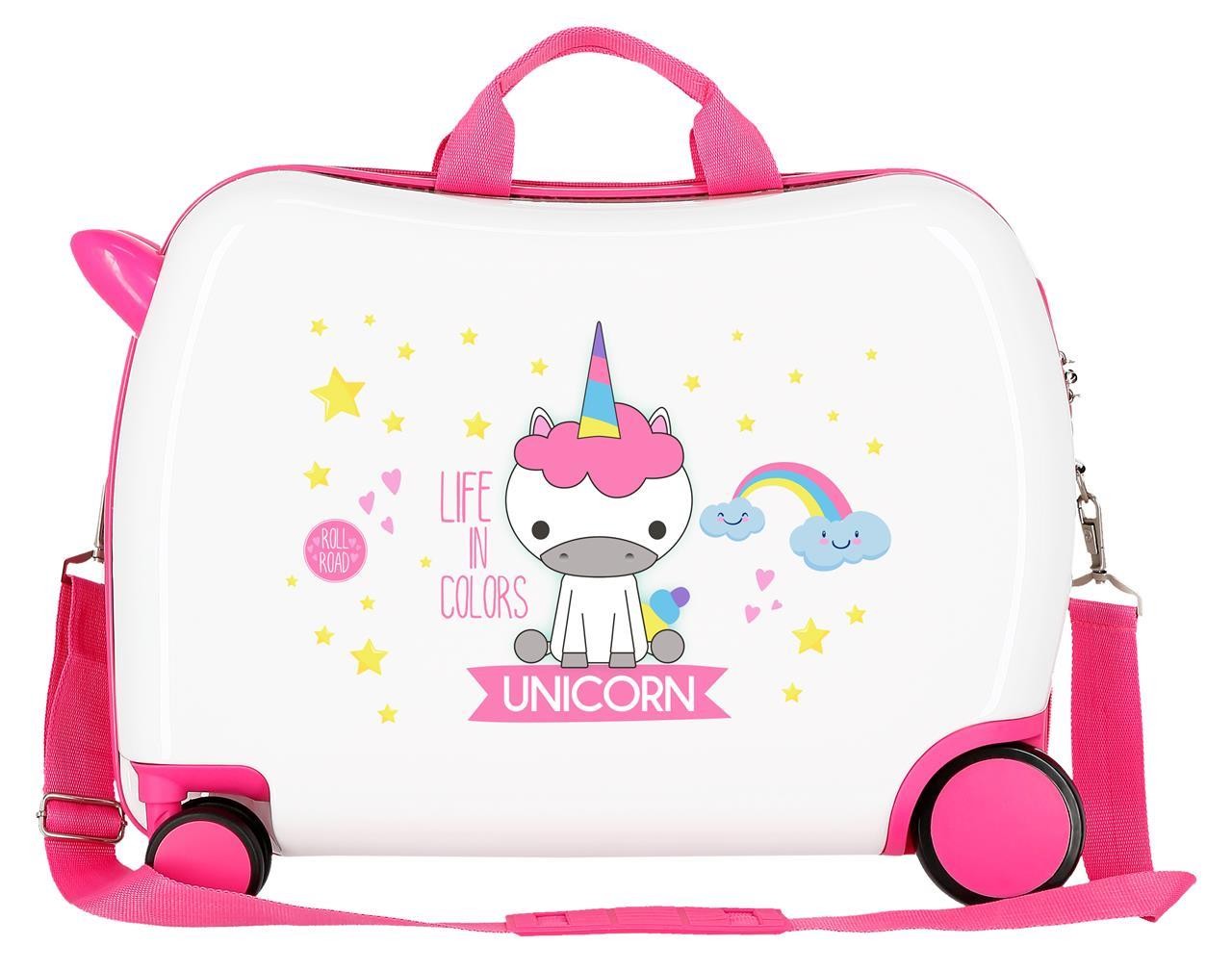 4749864 MALETA INF.ABS 4R.(2 MULTI) LITTLE ME UNICORN