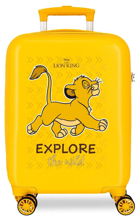 4761341 TROLLEY ABS 50 CM.4R THE LION KING EXPLORER OCRE