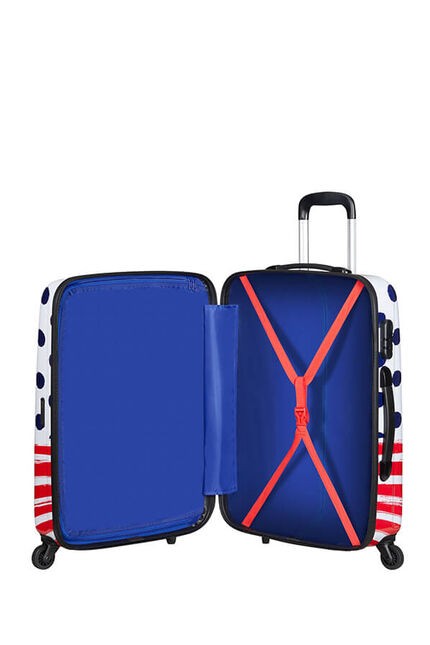 MALETA  MEDIANA  65CM MICKEY  BLUE DOTS DISNEY LEGENDS DE AMERICAN TOURISTER