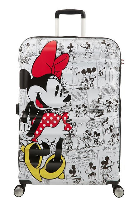 Maleta Grande 77CM Minnie Comics White