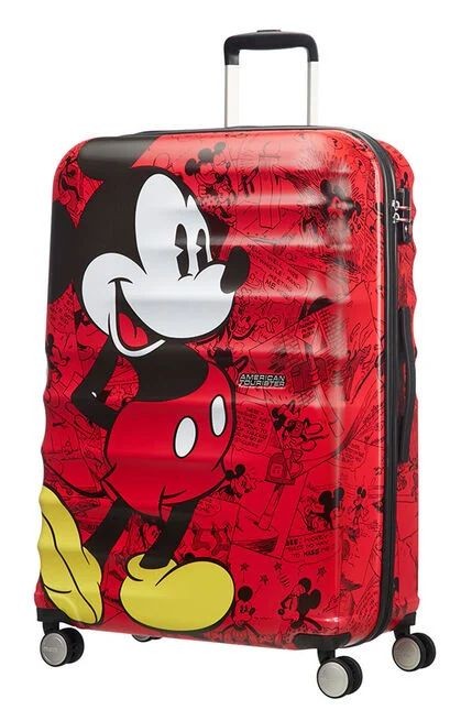 MALETA GRANDE 77CM MICKEY COMICS RED WAVEBREAKER