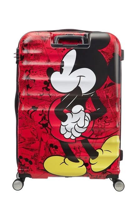 MALETA GRANDE 77CM MICKEY COMICS RED WAVEBREAKER