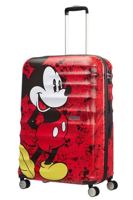 MALETA GRANDE 77CM MICKEY COMICS RED WAVEBREAKER