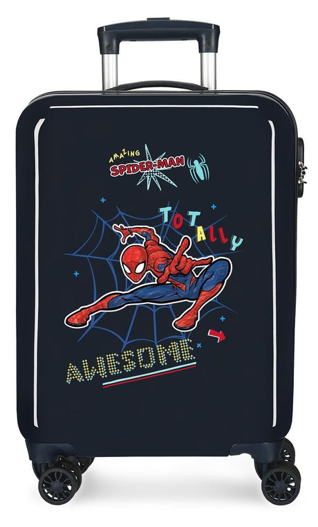 4911721 TROLLEY ABS 55CM.4R. SPIDERMAN TOTALLY AWESOME