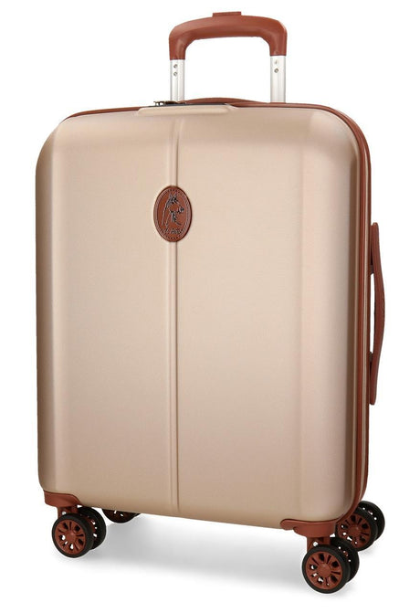 5128727 TROLLEY ABS 55CM.4R. OCURI CHAMPAGNE