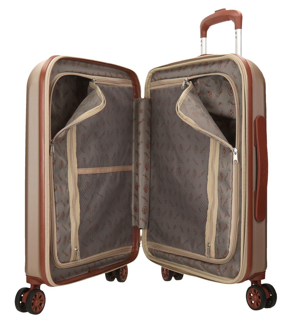 5128727 TROLLEY ABS 55CM.4R. OCURI CHAMPAGNE