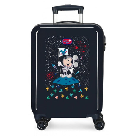 Maleta de Cabina Rígida 55cm Mickey on the Moon