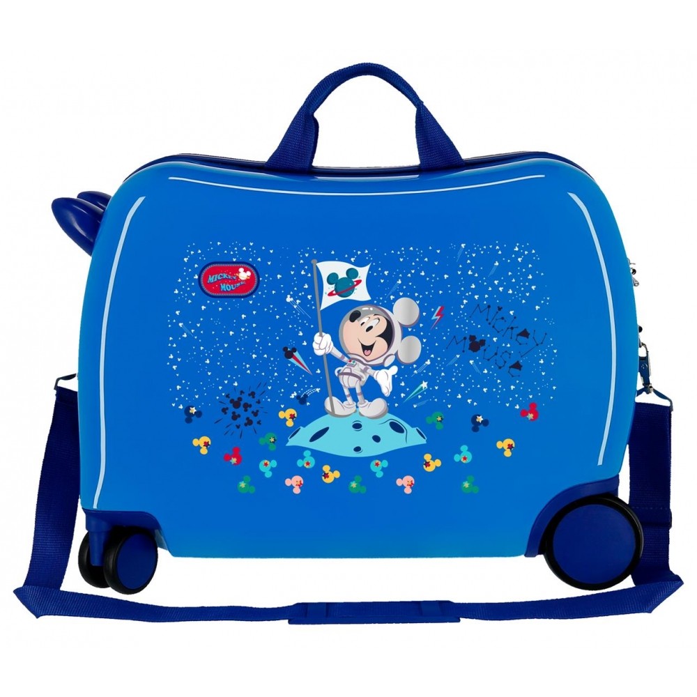 Maleta Infantil Mickey On the Moon 2 ruedas multidireccionales