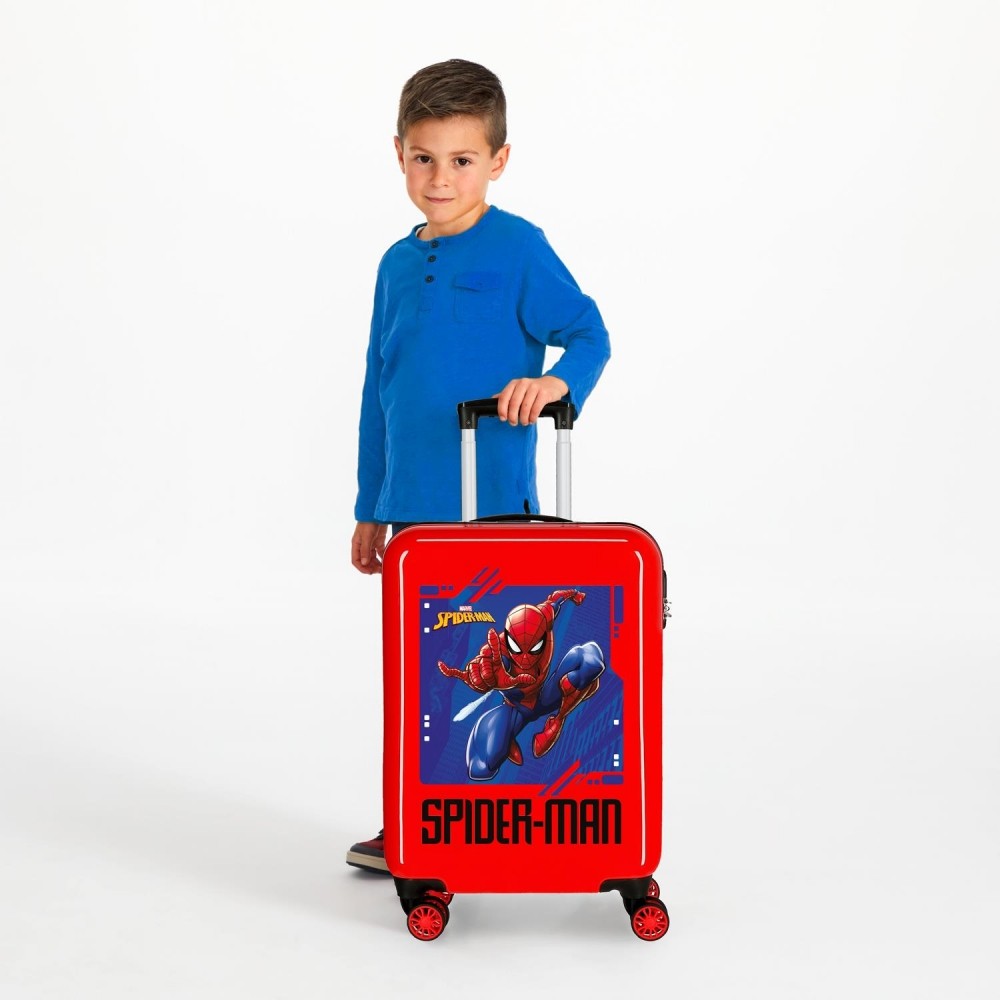 Maleta de cabina SPIDERMAN STREET RÍGIDA EN ROJO