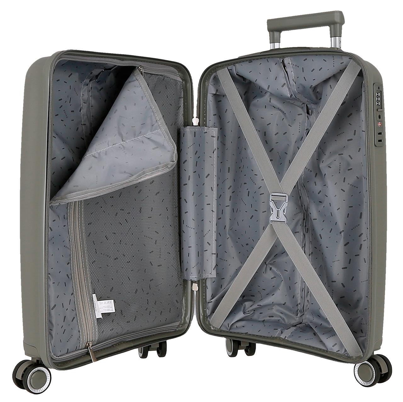 5329124 TROLLEY PP 55CM.4R.MOVOM INARI GRIS