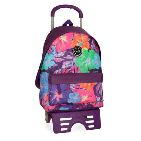 Mochila escolar Maui Paradise 42cm con carro Surtido 2