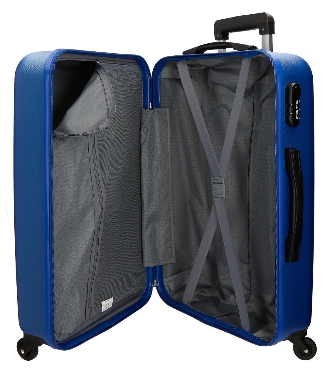 5849263 TROLLEY ABS 65CM.4R.FLEX AZUL