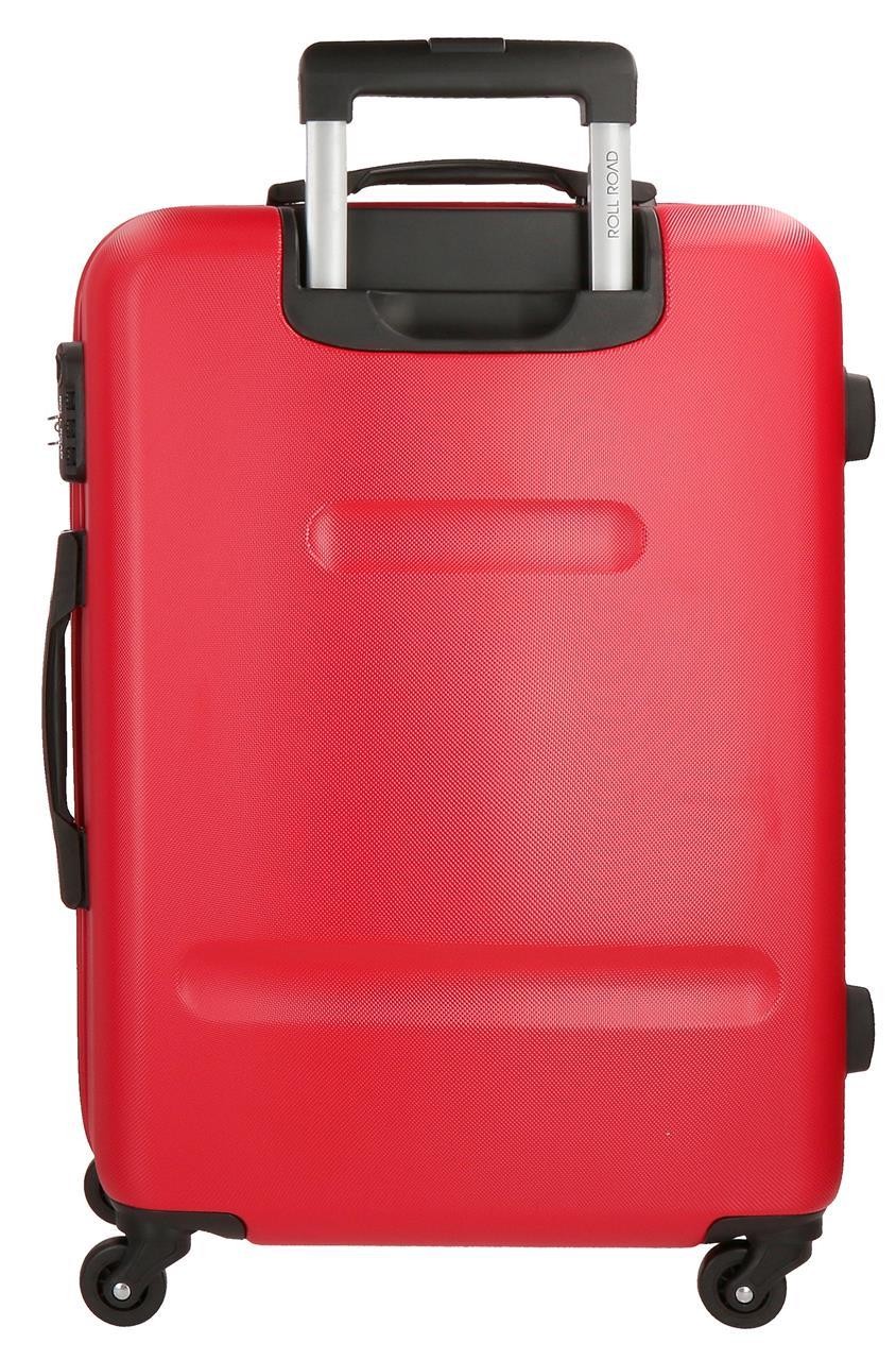 5849264 TROLLEY ABS 65CM.4R.FLEX ROJO