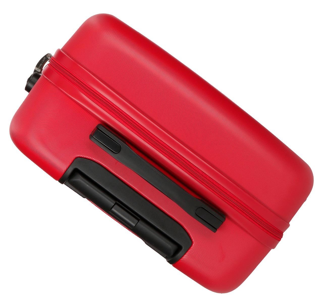 5849364 TROLLEY ABS 75CM.4R.FLEX ROJO