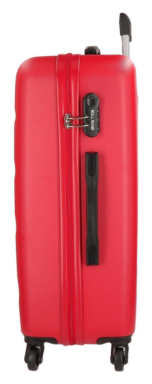 5849364 TROLLEY ABS 75CM.4R.FLEX ROJO