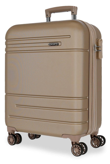 5988663 TROLLEY ABS 55CM.4R.C/EXP.MOVOM GALAXY CHAMPAGNE