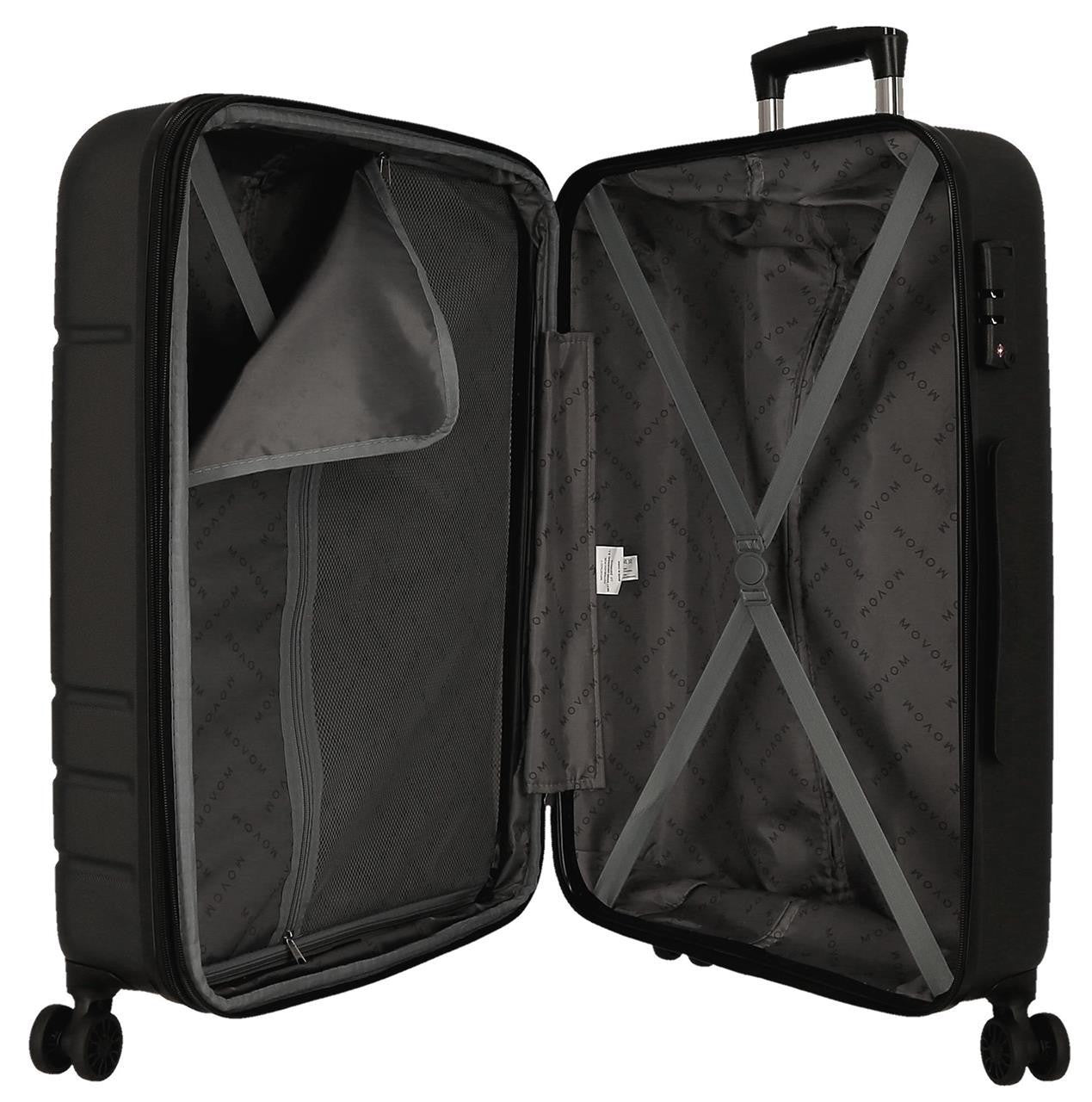 598936A TROLLEY ABS 78CM.4R.MOVOM GALAXY NEGRO