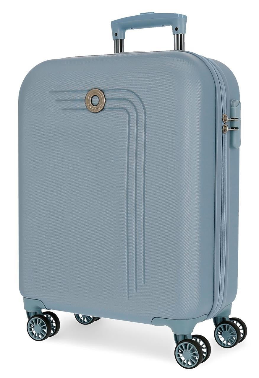 5999163 TROLLEY ABS 55CM.4R.MOVOM RIGA AZUL CIELO